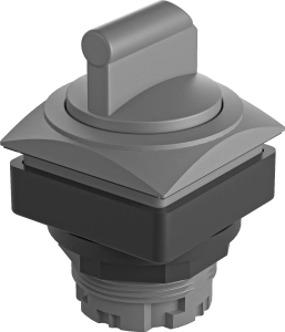 QRJSTB Selector Switch Head IP65 momentary square charcoal bezels QRJSTB Product Image