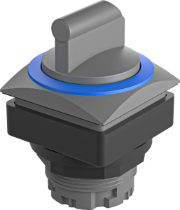 QRJSTBBL Selector Switch Head Blue IP65 Momentary Class II Square QRJSTBBL Product Image