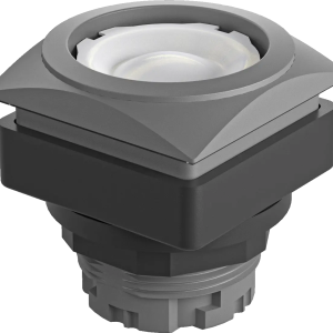 QRJT Illuminated Pushbutton Head IP65 Charcoal Square 26x26mm HMI