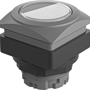 QRJTM Illuminated Pushbutton Head white 26 x 26 mm sq IP67 sealed