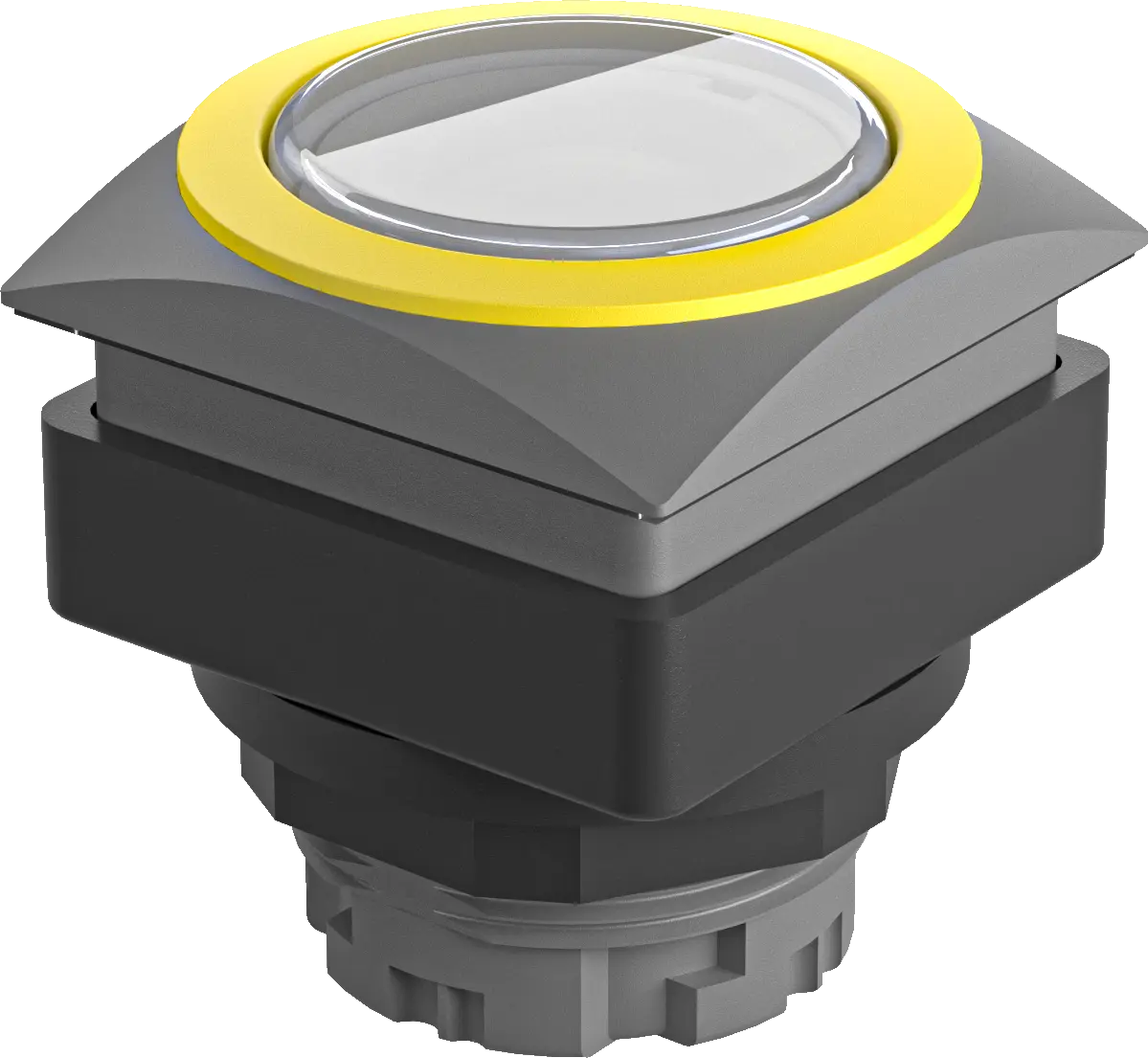 QRJTMGB Illuminated Pushbutton Head IP67 Square White HMI Console