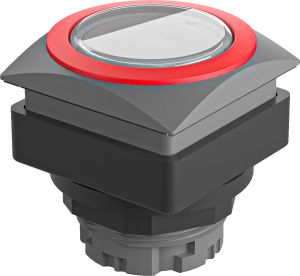 QRJTMRT Illuminated Pushbutton Head IP67 26x26 mm 6 mm Travel HMI QRJTMRT Product Image