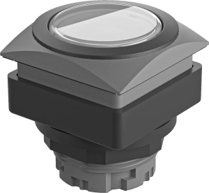 QRJTMSW Pushbutton Head Illuminated IP67 White 26 x 26 mm Square QRJTMSW Product Image