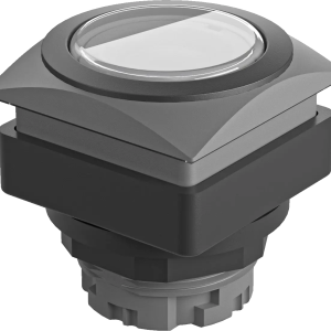 QRJTMSW Pushbutton Head Illuminated IP67 White 26 x 26 mm Square