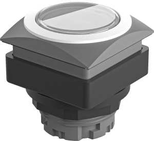 QRJTMWS Pushbutton Head Illuminated IP67 Square 26 x 26 mm Panels QRJTMWS Product Image