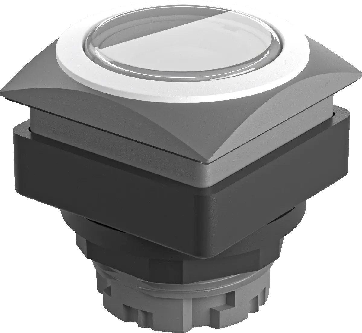 QRJTMWS Pushbutton Head Illuminated IP67 Square 26 x 26 mm Panels