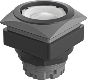QRJTSW Illuminated Pushbutton Head IP65 squared black bezel 26 mm QRJTSW Product Image