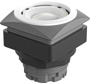QRJTWS Illuminated Pushbutton Head IP65 white bezel square panels QRJTWS Product Image