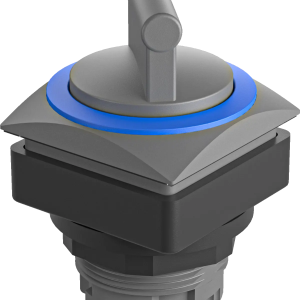 QRJWABL Blue Selector Switch Head IP65 Maintained 2 Position Safe
