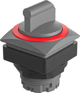 QRJWCRT Selector Switch Head IP65 Red Bezel 2x45 Maintained Logic QRJWCRT Product Image