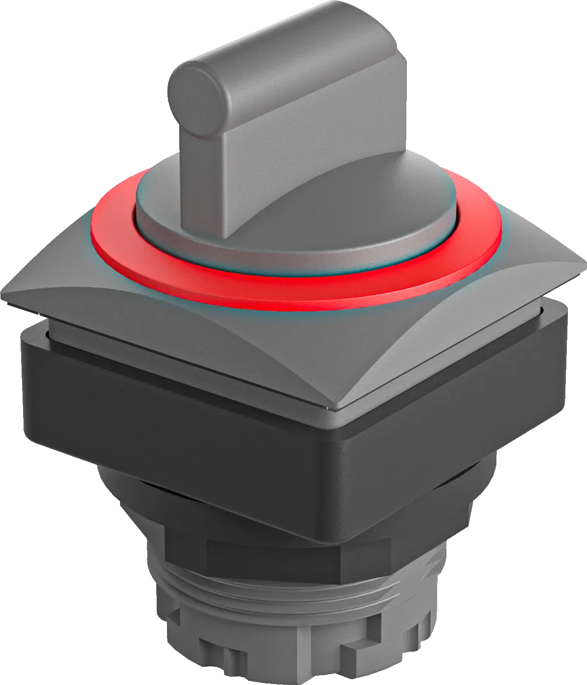 QRJWCRT Selector Switch Head IP65 Red Bezel 2x45 Maintained Logic