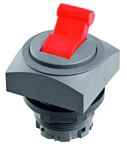 QRK_RBL Pushbutton Square Red Blue IP65 Class II Panel Mounts HMI QRK_RBL Product Image