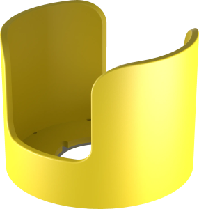 QRSK64 Protective Shroud Yellow 22 mm Panel Cutout PA66 Accessory QRSK64 Product Image
