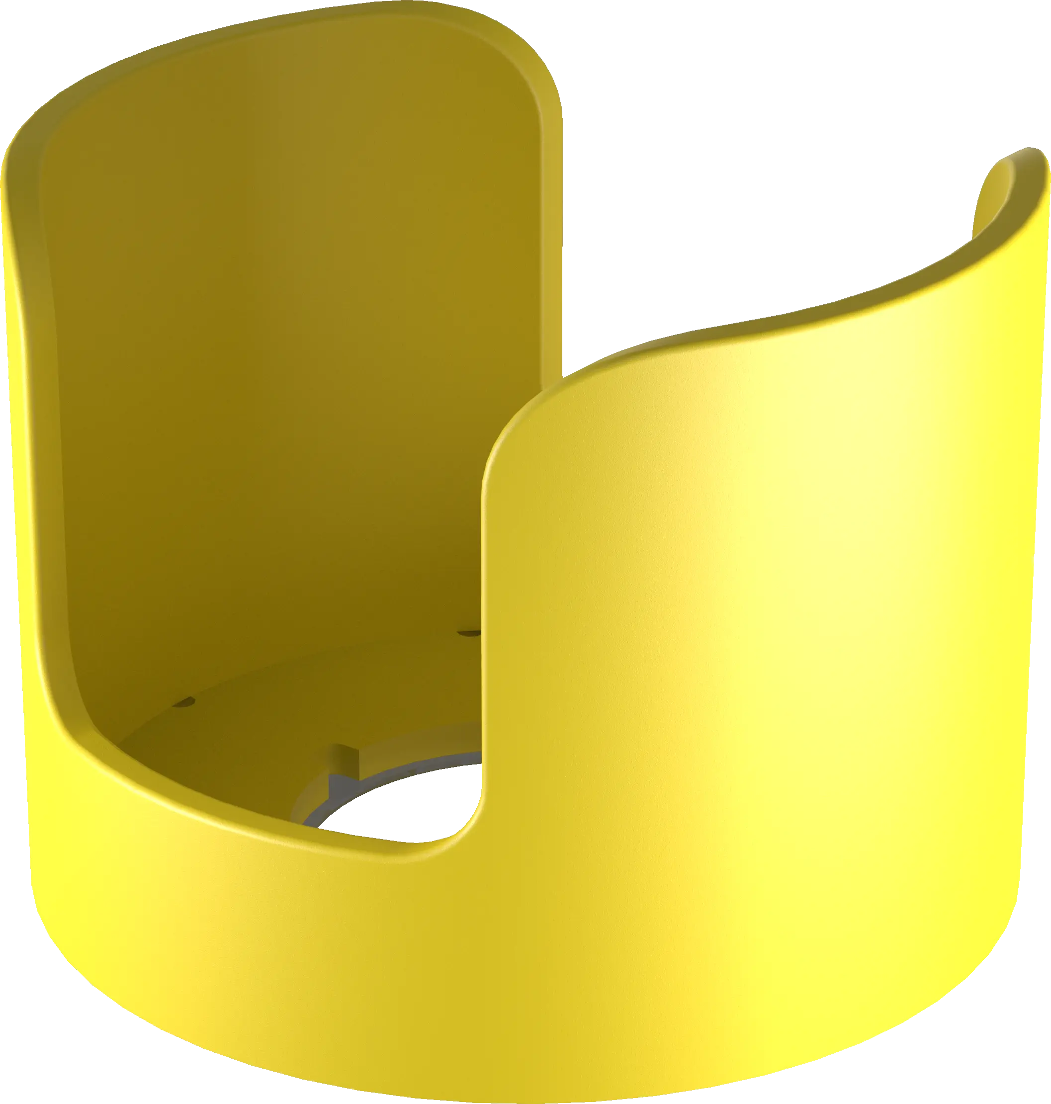QRSK64 Protective Shroud Yellow 22 mm Panel Cutout PA66 Accessory
