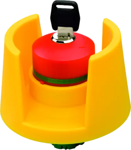QRSKUVSE QUARTEX-R E-Stop Head with Key Release, IP66 QRSKUVSE Product Image