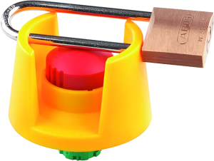Emergency Stops rugged highly visible tactile feedback compact UK QRSKUV_556 Product Image
