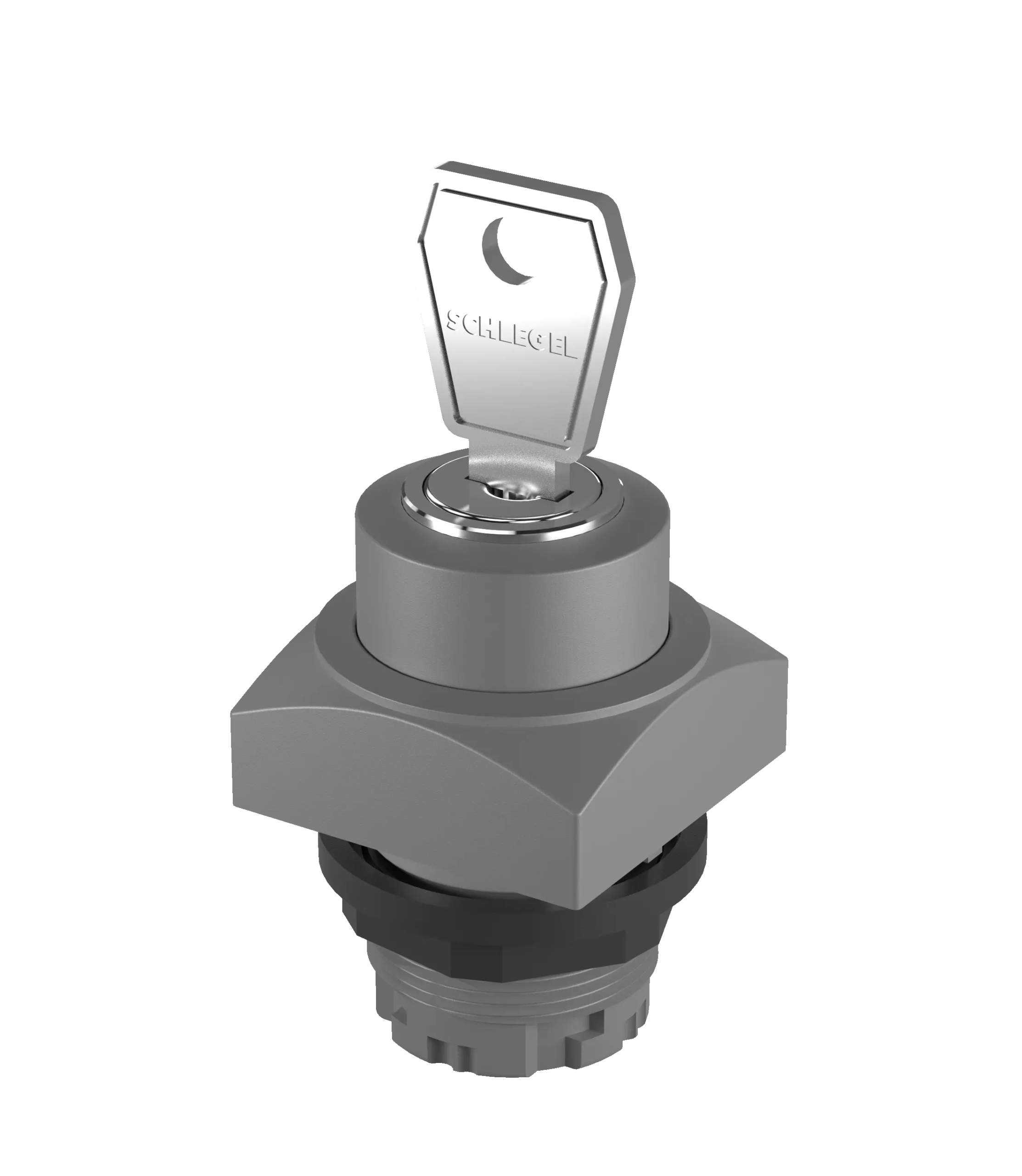 QRSSA24E Key Switch Head 2 Position IP65 front square bezel panel