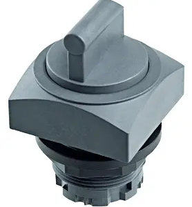 QRSTA_RGB Selector Switch Head IP65 Square Yellow Bezel Momentary