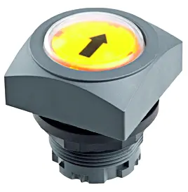 QRTM QUARTEX-R illuminated pushbutton head IP67 square bezel 22mm QRTM Product Image