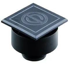 QX24 Black Square IP65 Dummy Switch for Industrial Use QX24 Product Image