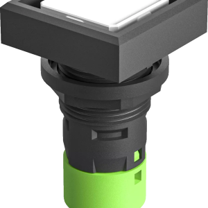 industrial pushbutton switch square yellow IP65 24V NO DNV marine QXDI Product Image
