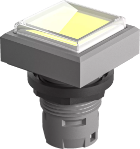 QXDMDGGB Illuminated Pushbutton IP67 Yellow 16.2 mm Square Headed QXDMDGGB Product Image