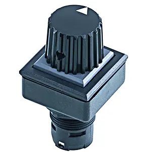 QXJR QUARTRON-JUWEL Black Potentiometer, IP65, UL Certified