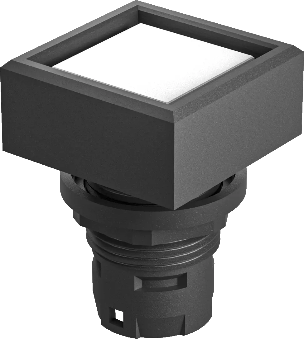 QXN Square Illuminated Pilot Light, IP65, UL Certified