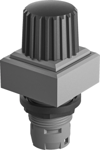 industrial square potentiometer for control panels low noise HMIs QXRDG Product Image