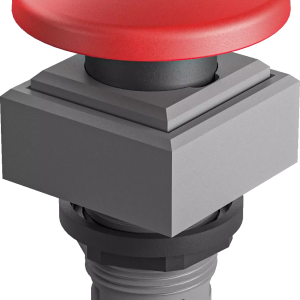 square emergency stop switch mushroom head rugged flush mount fit
