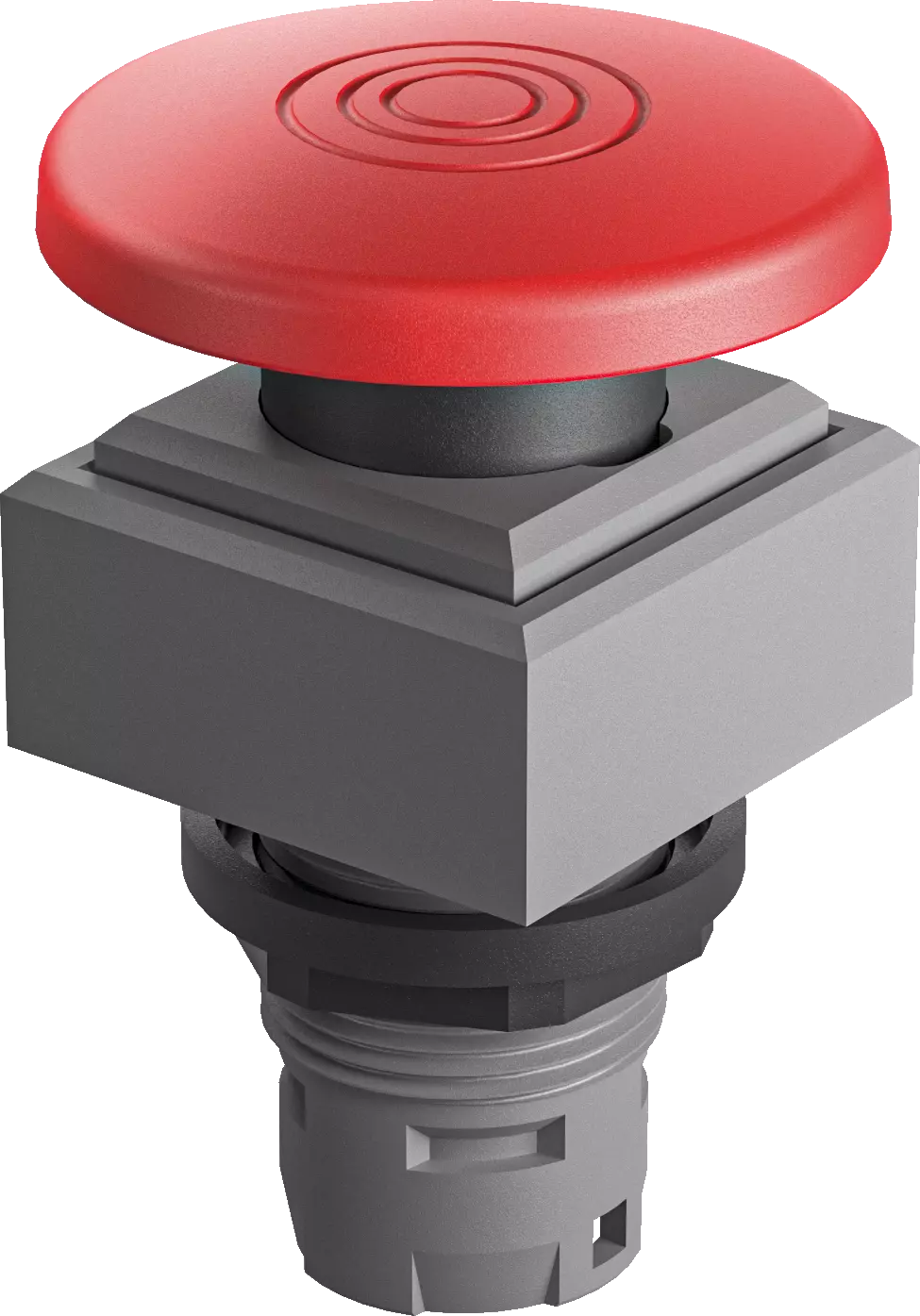 square emergency stop switch mushroom head rugged flush mount fit