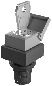 Key operated selector switch UKCA lockable durable panel fit duty QXSSKA24E Product Image
