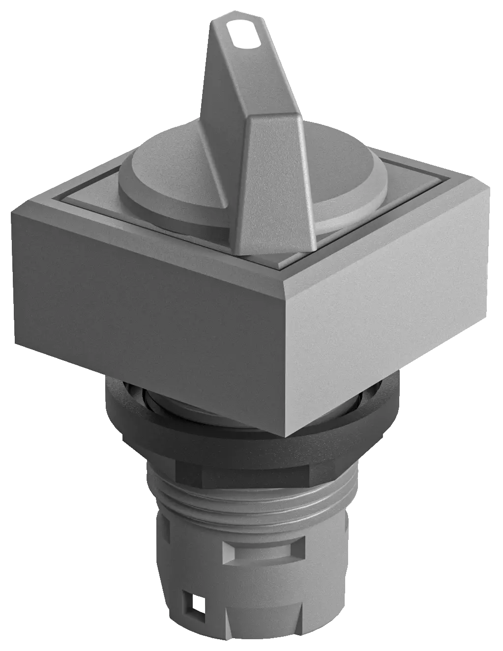 QXSTBDG Selector Switch Head Square rugged modular panel controls
