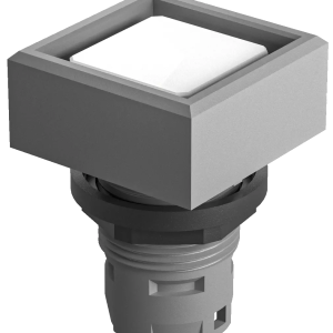 Square illuminated pushbutton switch IP65 16.2 mm cutout Class II QXTDG Product Image