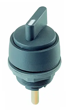RDA Round Selector Switch Knob for 22mm Panels Ergonomic Grip Pro