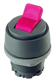 industrial control toggle head red actuator IP 65 22.3 mm cutouts