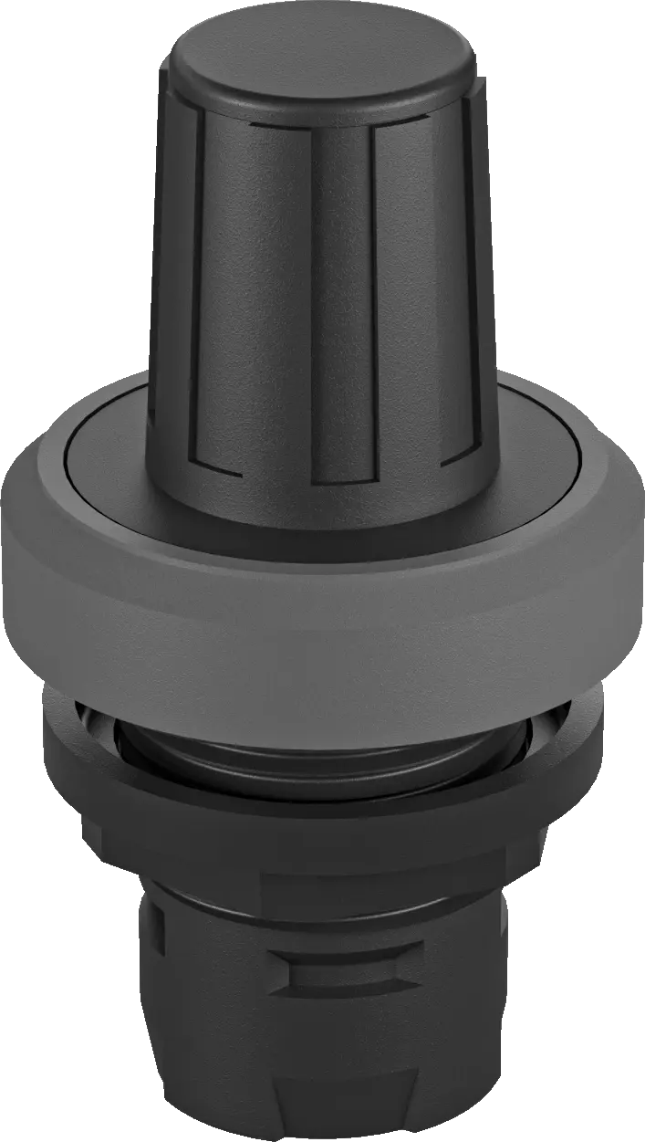 RKR OKTRON-R IP65 Grey Round Potentiometer for Automation