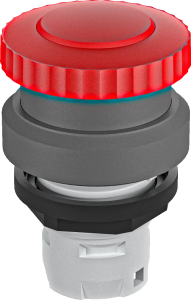 Illuminated Mushroom Head Emergency Stops Panel Mount Rugged HMI RKS Product Image