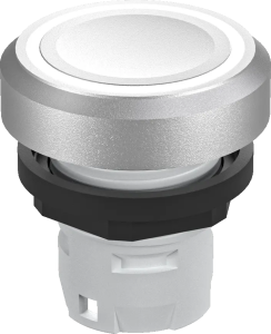 industrial illuminated pushbutton IP65 16.2 mm cutout silver 3 mm RKTMLR Product Image