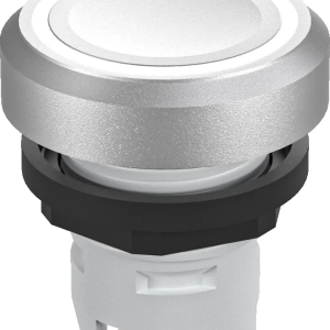 industrial illuminated pushbutton IP65 16.2 mm cutout silver 3 mm RKTMLR Product Image