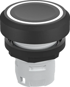 RKTSWLR Illuminated Pushbutton Head IP65 Black LED Round 16mm 3mm RKTSWLR Product Image