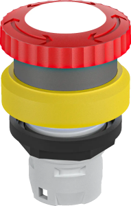 Emergency Stops illuminated panel mount rugged fail safe latching RKVLBGB Product Image