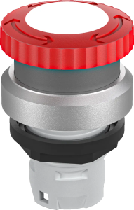 RKVLBM Illuminated E Stop Head twist release IP65 panel mount red RKVLBM Product Image