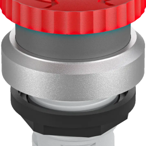 RKVLBM Illuminated E Stop Head twist release IP65 panel mount red