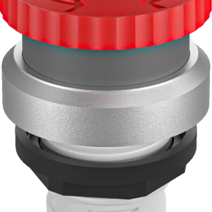 RKVM Illuminated E Stop Head IP65 twist release red actuator head