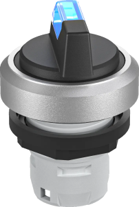 RKWALM_BL Lighted Selector Head Blue IP65 Maint 16.2mm 2 position RKWALM_BL Product Image