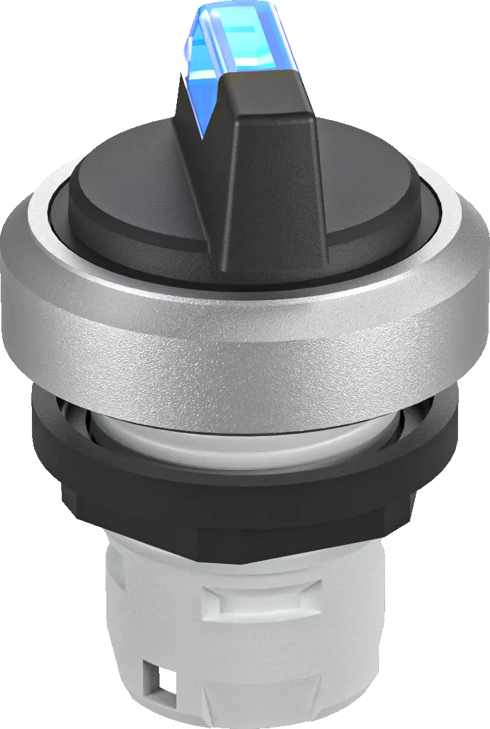 RKWALM_BL Lighted Selector Head Blue IP65 Maint 16.2mm 2 position