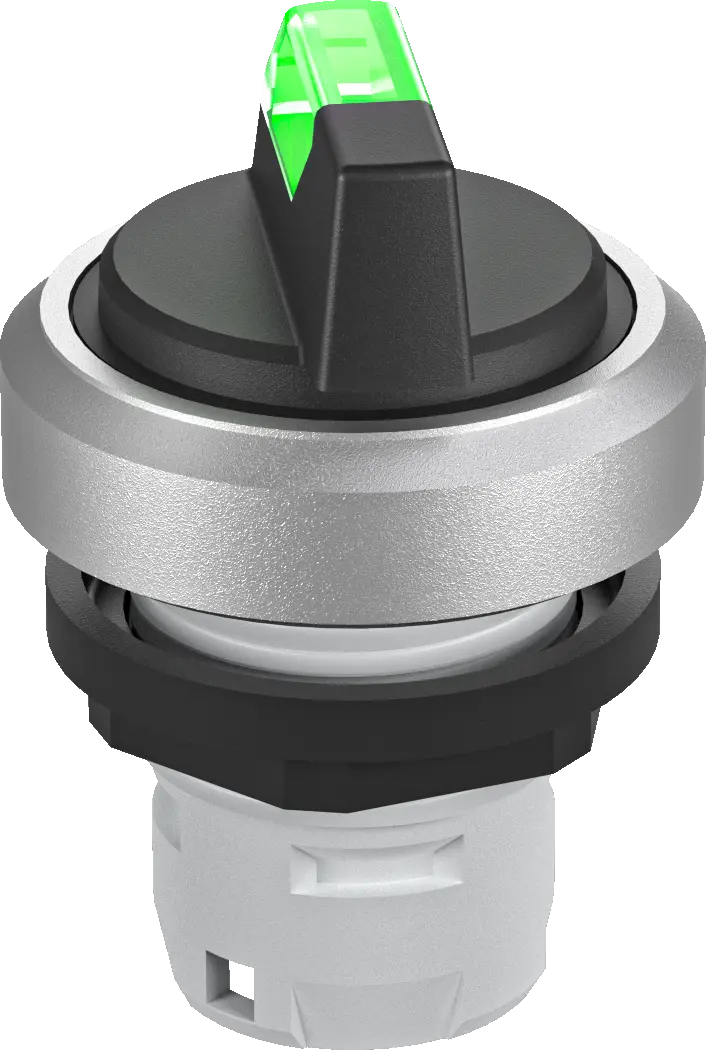 RKWALM_GN Illuminated Selector Head IP65 Dual Position Maintained