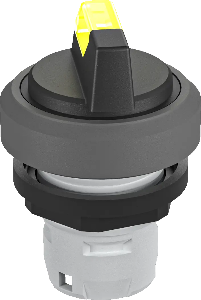 RKWAL_GB Illuminated Selector Head IP65 Maintained Yellow Control