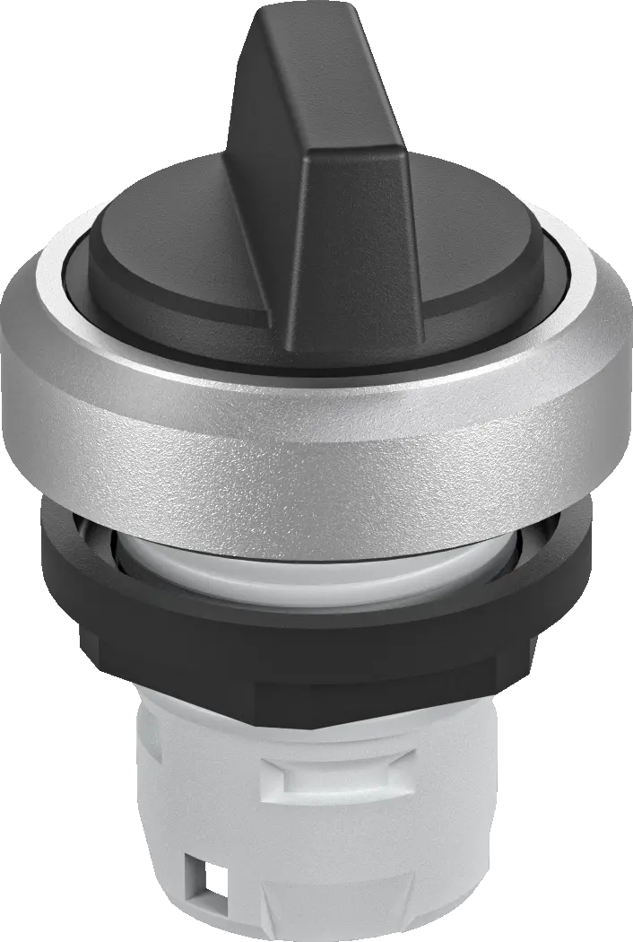 Round Selector Head for key and selector switches compact designs